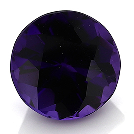 2.63 ct Round Amethyst : Deep Rich Purple