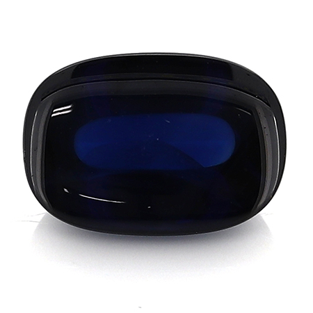 3.38 ct Cabochon Blue Sapphire : Royal Navy Blue