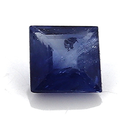 0.06 ct Princess Cut Blue Sapphire : Blue