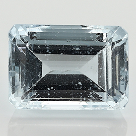 8.29 ct Emerald Cut Aquamarine : Fine Blue