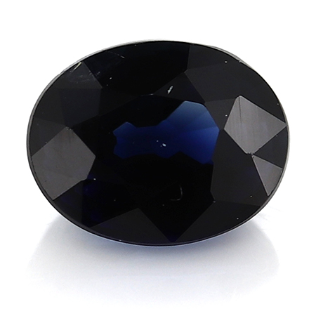 0.38 ct Deep Royal Blue Oval Natural Blue Sapphire