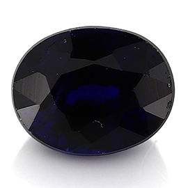 0.32 ct Deep Royal Blue Oval Natural Blue Sapphire