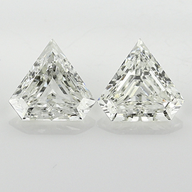 1.55 cttw Pair of Fantasy Natural Diamonds : J / SI1