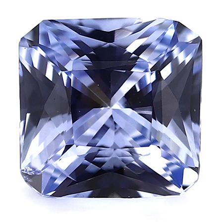 0.79 ct Emerald Cut Blue Sapphire : Fine Blue