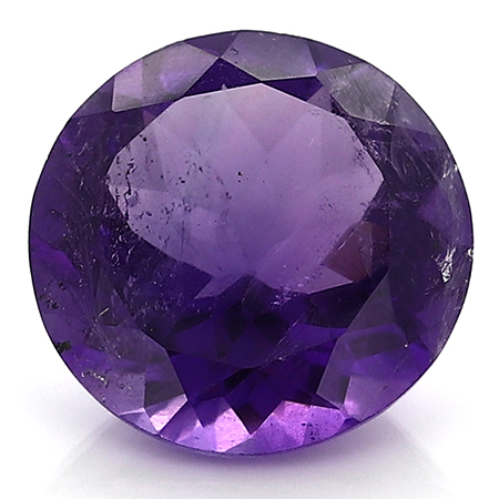 9.40 ct Round Amethyst : Deep Rich Purple