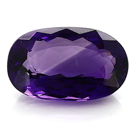 11.79 ct Oval Amethyst : Deep Rich Purple
