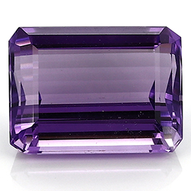 12.26 ct Rich Purple Emerald Cut Natural Amethyst