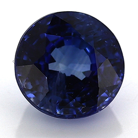 0.62 ct Round Blue Sapphire : Royal Blue