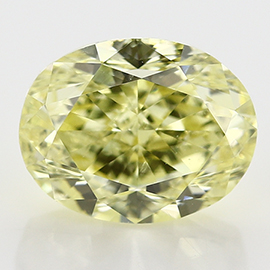 1.08 ct Oval Diamond : Fancy Intense Yellow,even / SI1