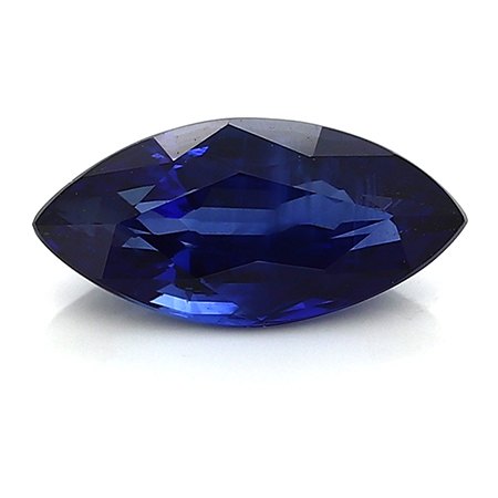 1.54 ct Marquise Blue Sapphire : Royal Blue