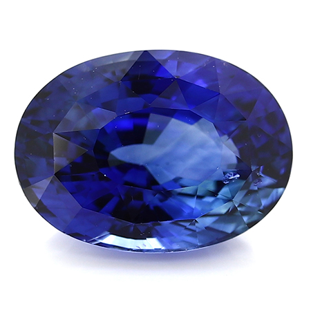 5.80 ct Oval Blue Sapphire : Rich Royal Blue