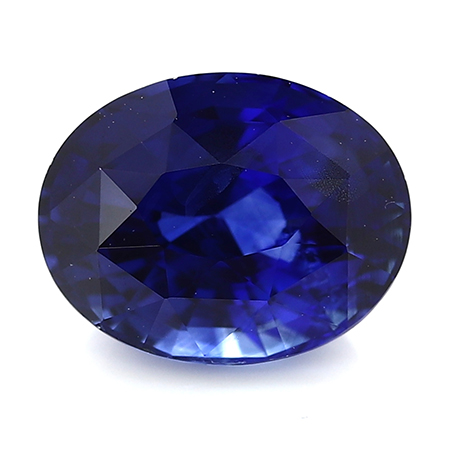 2.22 ct Oval Blue Sapphire : Rich Royal Blue