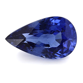 1.17 ct Pear Shape Blue Sapphire : Royal Blue