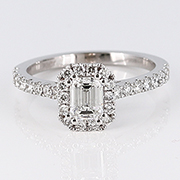 18K White Gold 1.20cttw Diamond Ring