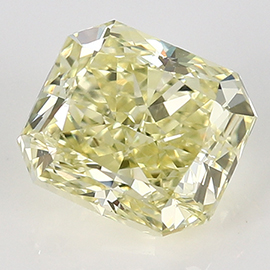 2.13 ct Radiant Diamond : Fancy Yellow / VS1