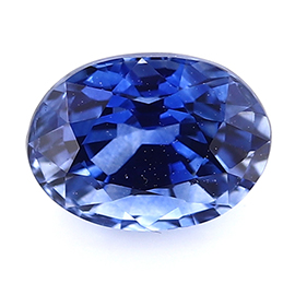 0.89 ct Oval Blue Sapphire : Rich Royal Blue
