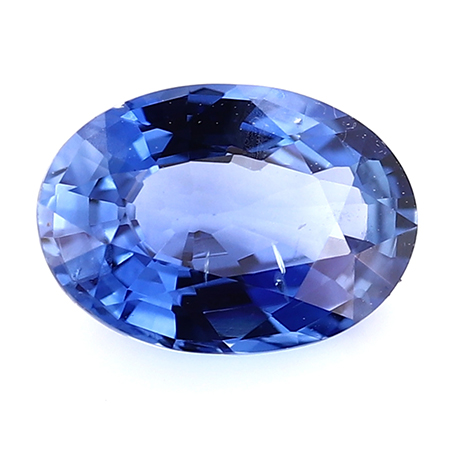 0.79 ct Oval Blue Sapphire : Rich Blue