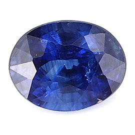 0.28 ct Oval Blue Sapphire : Royal Blue