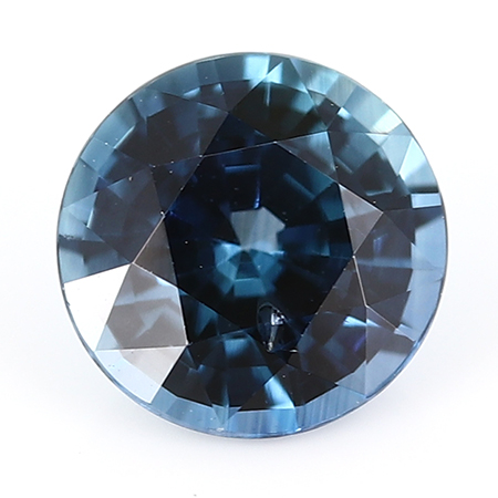0.87 ct Deep Rich Blue Round Natural Blue Sapphire