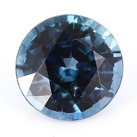 0.87 ct Deep Rich Blue Round Natural Blue Sapphire
