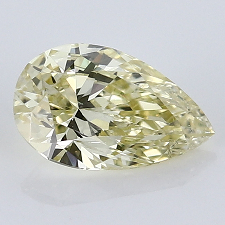 0.30 ct Pear Shape Diamond : Fancy Yellow / SI1