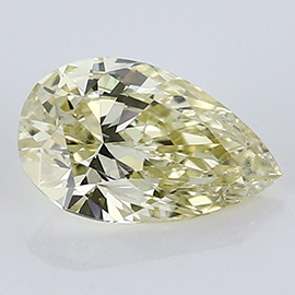 0.30 ct Pear Shape Diamond : Fancy Yellow / SI1
