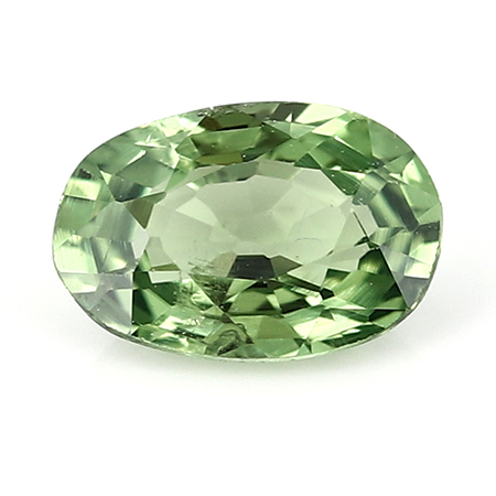 0.64 ct Oval Sapphire : Green