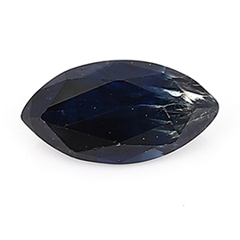 0.21 ct Deep Darkish Blue Marquise Natural Blue Sapphire