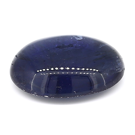 2.55 ct Cabochon Blue Sapphire : Deep Darkish Blue