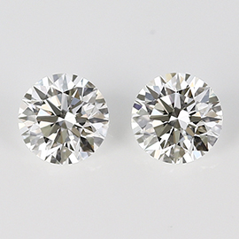 0.46 cttw Pair of Round Diamonds : E / VVS1