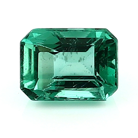 0.92 ct Emerald Cut Emerald : Rich Green
