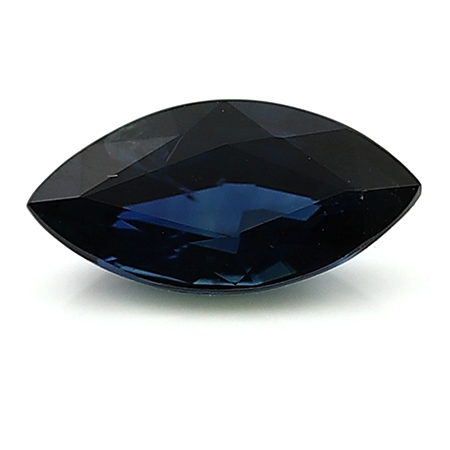 1.64 ct Marquise Blue Sapphire : Rich Darkish Blue