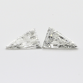 1.00 cttw Pair of Bullet Diamonds : H / VS2