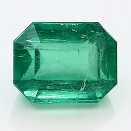8.05 ct Emerald Cut Emerald : Fine Green