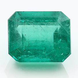 12.39 ct Fine Green Natural Emerald Cut Natural Emerald