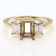 18K Yellow Gold 3/4cttw Diamond Setting