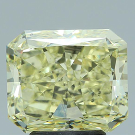 4.05 ct Radiant Diamond : Fancy Yellow / SI2
