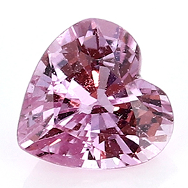 0.47 ct Heart Shape Pink Sapphire : Fine Pink