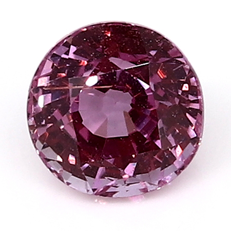 0.99 ct Round Pink Sapphire : Fine Pink