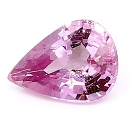 0.71 ct Pear Shape Pink Sapphire : Fine Pink