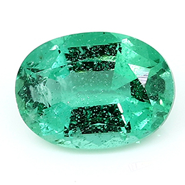 1.26 ct Oval Emerald : Deep Rich Green