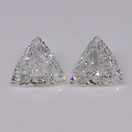 1.57 cttw Pair of Trillion Diamonds : G / VS2