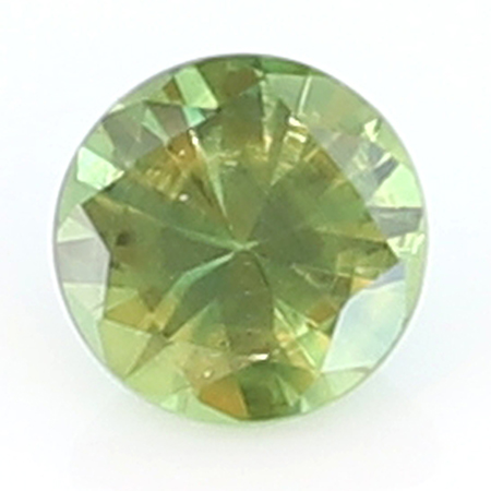 0.66 ct Round Sapphire : Green