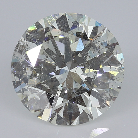 5.00 ct Round Diamond : G / I1