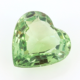 0.84 ct Green Heart Shape Natural Sapphire