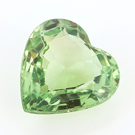 0.84 ct Heart Shape Sapphire : Green