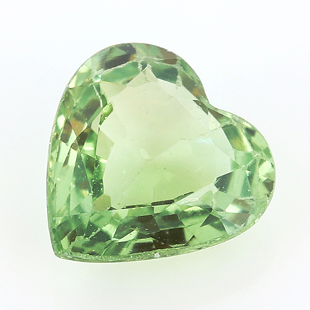 0.84 ct Green Heart Shape Natural Sapphire