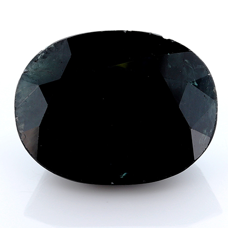 19.20 ct Black Oval Natural Sapphire