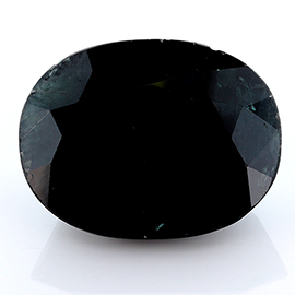 19.20 ct Black Oval Natural Sapphire