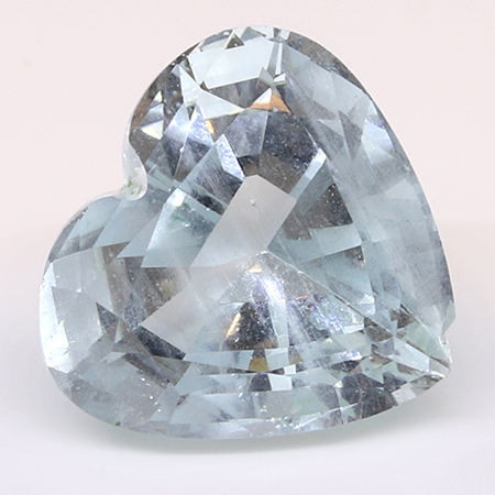 3.50 ct Heart Shape Aquamarine : Fine Blue